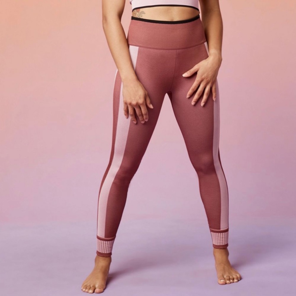 Fabletics high-waisted seamless colorblock legging